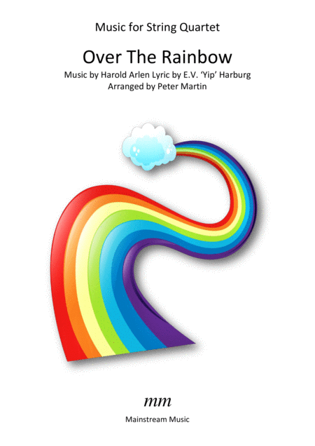 Over The Rainbow String Quartet Orchestra Sheet Music