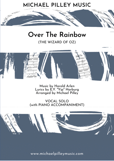 Over The Rainbow The Wizard Of Oz Vocal Solo With Piano Sheet Music