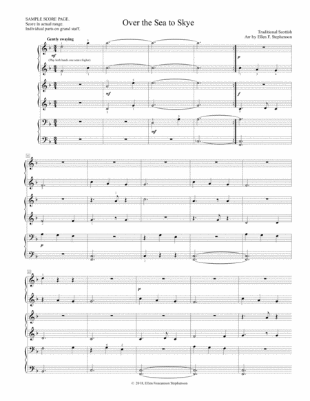 Over The Sea To Sky 1p 6h Sheet Music