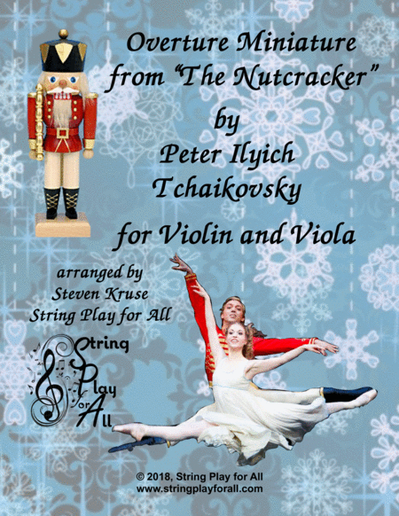 Overture Miniature From The Nutcracker For Violin And Viola Sheet Music