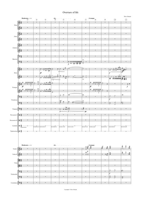 Overture Of Life Petro Melnyk Sheet Music