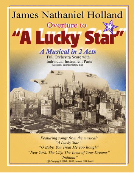 Overture To A Lucky Star A 1920s Musical Full Orchestra Score And Individual Parts Sheet Music