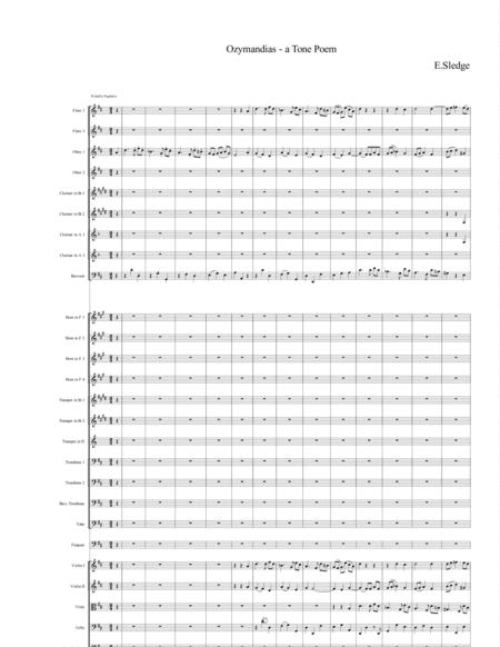 Ozymandias Sheet Music