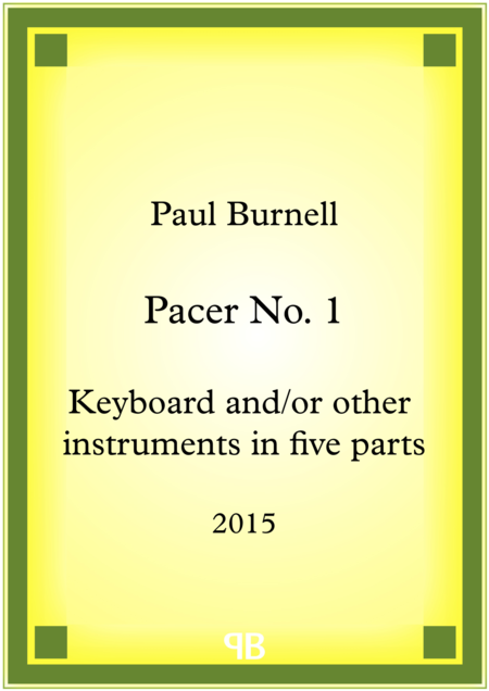 Pacer No 1 Sheet Music