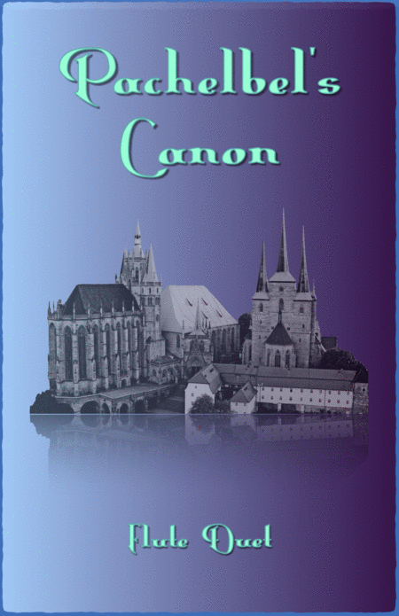 Pachelbels Canon Duet For Flute With Optional Bass Part Sheet Music