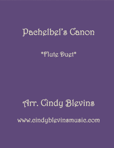 Pachelbels Canon For Flute Duet Sheet Music