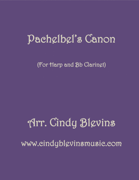 Pachelbels Canon In D In G Arranged For Harp And Bb Clarinet Sheet Music