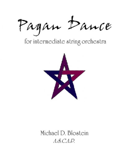 Pagan Dance Score Only Sheet Music