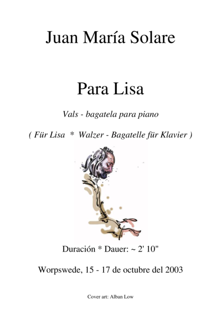 Para Lisa Piano Solo Sheet Music