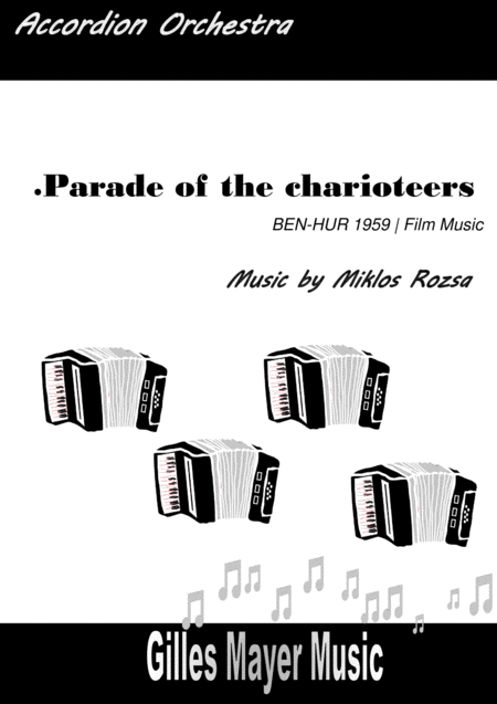 Parade Of The Charioteers Ben Hur Accordion Orchestra Sheet Music