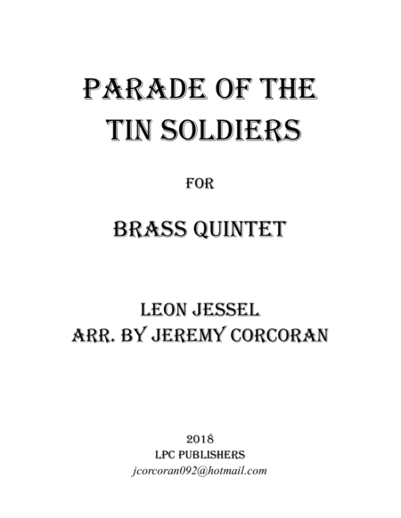 Parade Of The Tin Soldiers For Brass Quintet Sheet Music