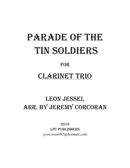 Free Sheet Music Parade Of The Tin Soldiers For Three Clarinets