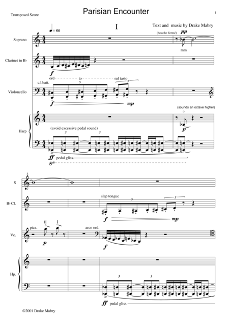 Parisian Encounter Score Sheet Music