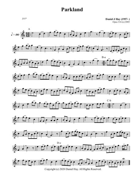 Parkland Treble Solo Sheet Music