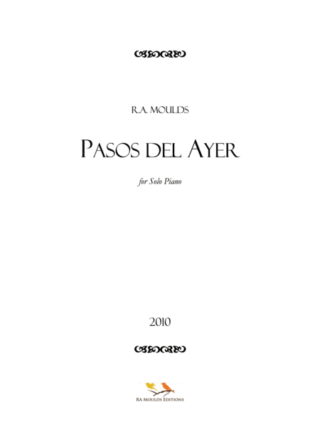 Pasos Del Ayer Op 83 2010 Sheet Music