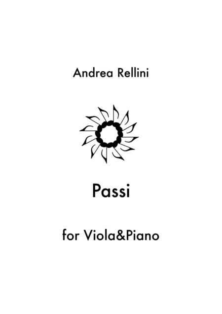 Passi Steps For Viola Piano Sheet Music