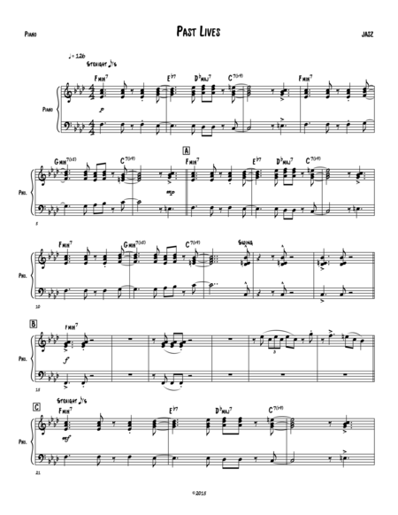 Past Lives Piano Sheet Music