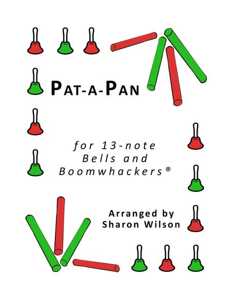 Pat A Pan For 13 Note Bells And Boomwhackers With Black And White Notes Sheet Music