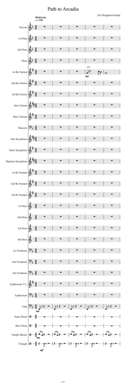 Path To Arcadia Sheet Music