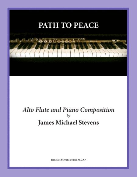 Free Sheet Music Path To Peace Alto Flute Piano