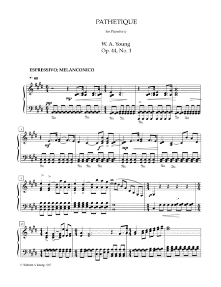 Pathetique Sheet Music