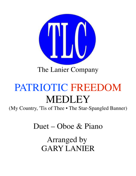 Patriotic Freedom Medley Duet Oboe And Piano Score And Parts Sheet Music