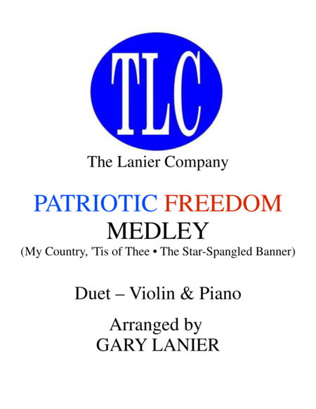 Patriotic Freedom Medley Duet Violin And Piano Score And Parts Sheet Music