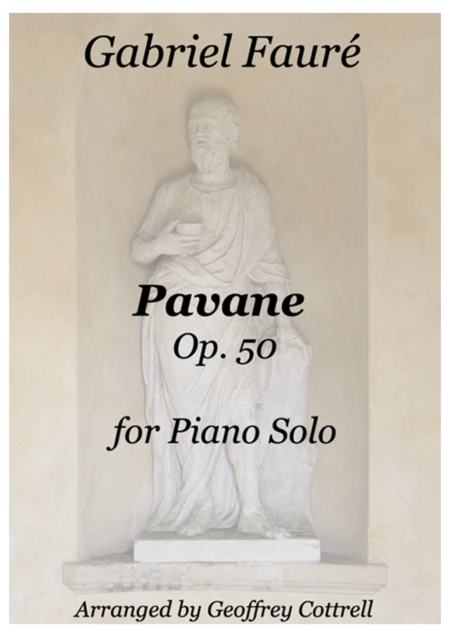 Pavane By Gabriel Faur Piano Arrangement Sheet Music