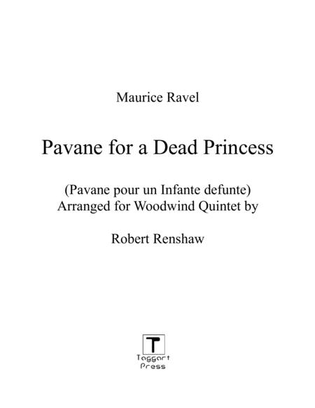 Free Sheet Music Pavane For A Dead Princess Pavane Pour Une Infante Defunte