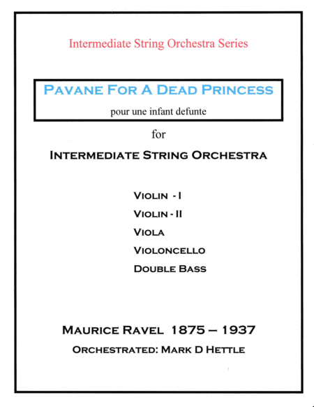 Pavane For A Dead Princess Sheet Music