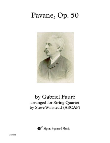 Pavane Op 50 For String Quartet Sheet Music