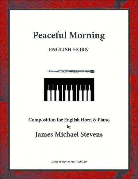 Peaceful Morning English Horn Piano Sheet Music