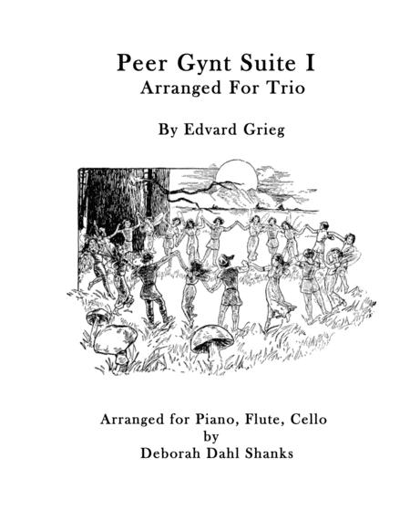 Peer Gynt Suite I By Grieg For Trio Sheet Music