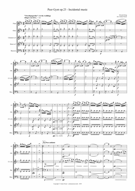 Peer Gynt Sheet Music