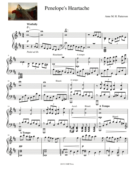 Penelopes Heartache Piano Solo Sheet Music