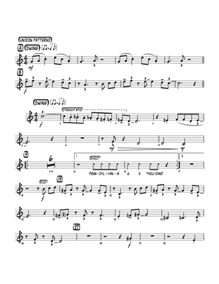 Free Sheet Music Pennsylvania 6 5000 Arr Rick Stitzel Trumpet 3
