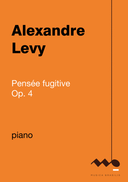 Pense Fugitive Op 4 Sheet Music