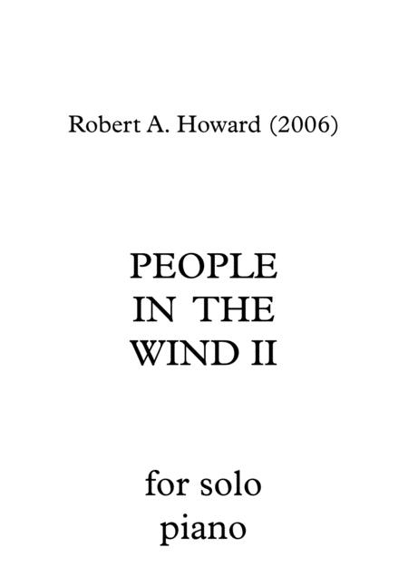 Free Sheet Music People In The Wind Ii