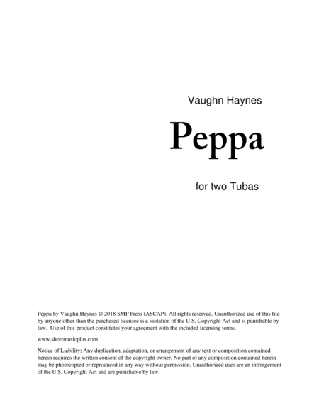 Free Sheet Music Peppa