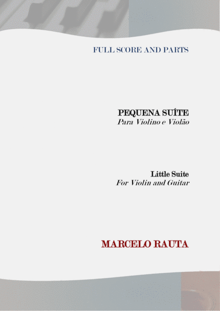 Free Sheet Music Pequena Sute Para Violino E Violo Little Suite For Violin And Guitar