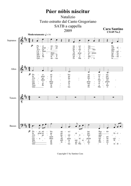 Per Nbis Nscitur Satb A Cappella Sheet Music