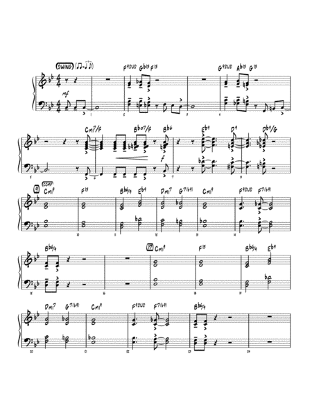 Free Sheet Music Perdido Arr Mark Taylor Piano