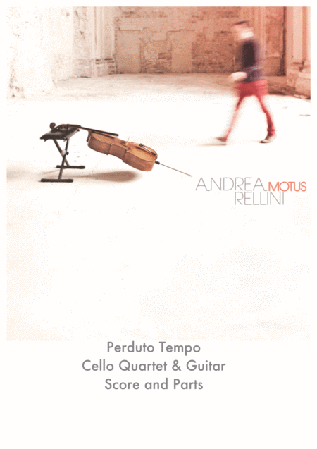 Perduto Tempo Cello Quartet Guitar Sheet Music