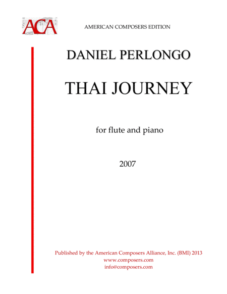 Perlongo Thai Journey Sheet Music