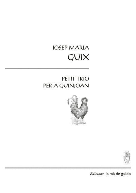 Petit Trio Per A Guinjoan Sheet Music