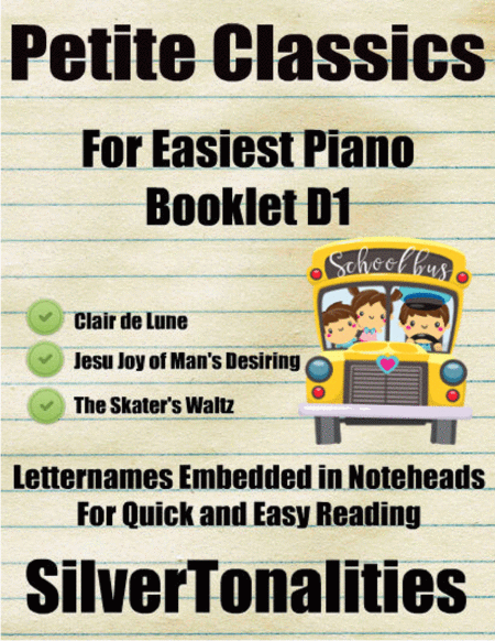 Free Sheet Music Petite Classics For Easiest Piano Booklet D1