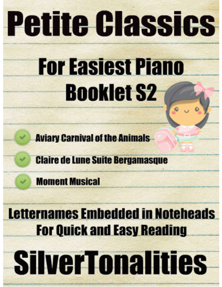 Petite Classics For Easiest Piano Booklet S2 Sheet Music