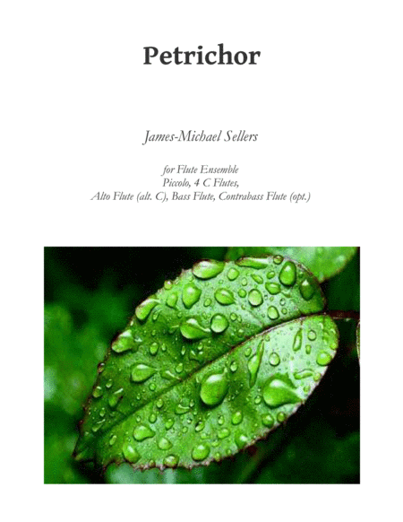 Petrichor For Flute Choir Sheet Music