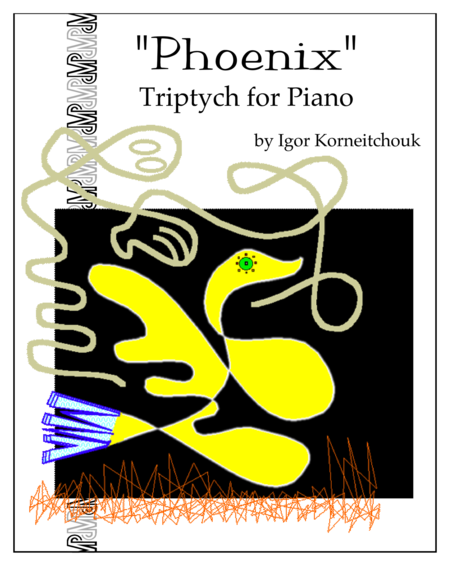 Free Sheet Music Phoenix Triptych For Piano