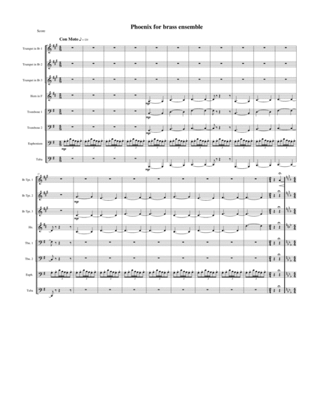 Free Sheet Music Phoenix